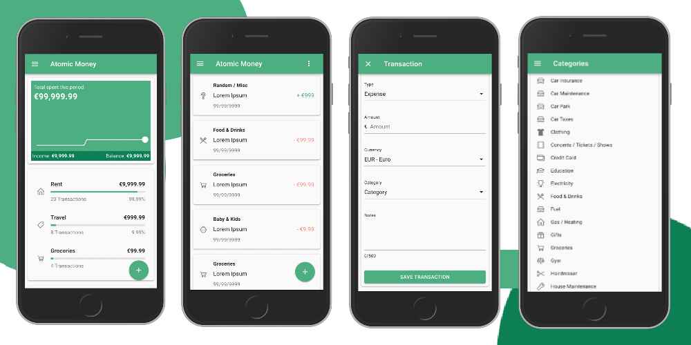 Atomic Money - from a spreadsheet to a side project