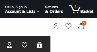 Shopping cart updates in e-commerce websites (Amazon, Zalando and ASOS)